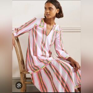 BODEN Easy Tiered Maxi Dress